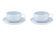 Набор чашек чайных с блюдцем Portmeirion Выбор Портмейрион 250 мл, 2 шт, голубой