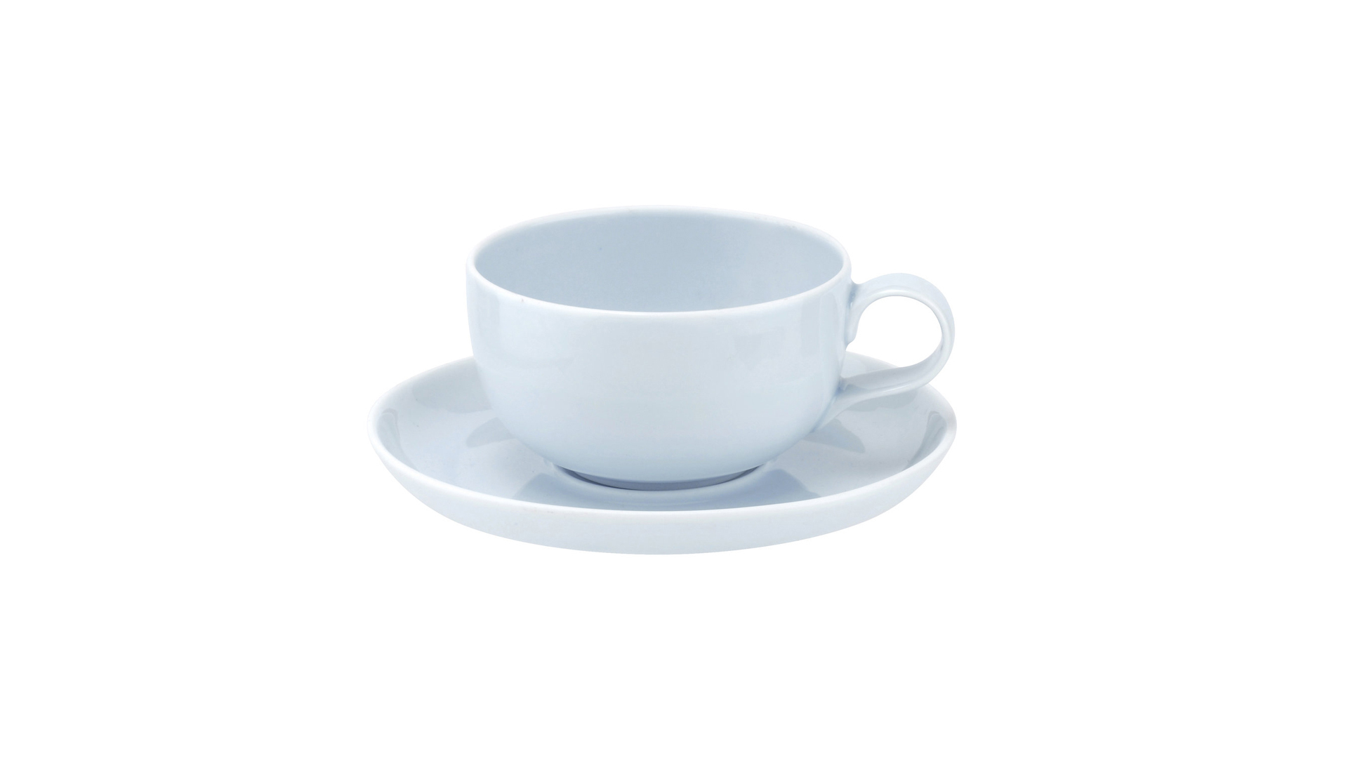 Чашка чайная с блюдцем Portmeirion Выбор Портмейрион 250мл, голубая