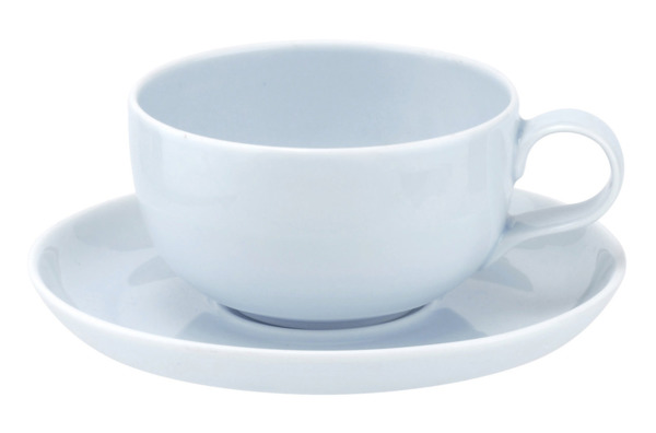 Чашка чайная с блюдцем Portmeirion Выбор Портмейрион 250мл, голубая