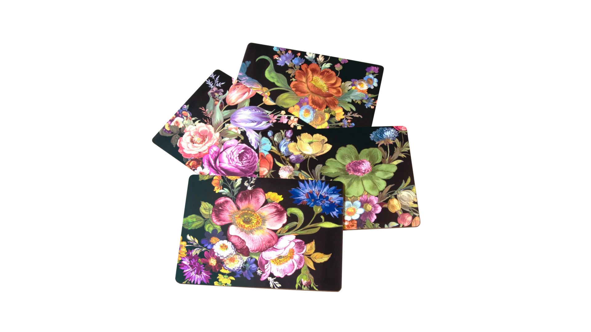 Набор подставок под тарелки Mackenzie-Childs Countly Check, 4 шт, пробка