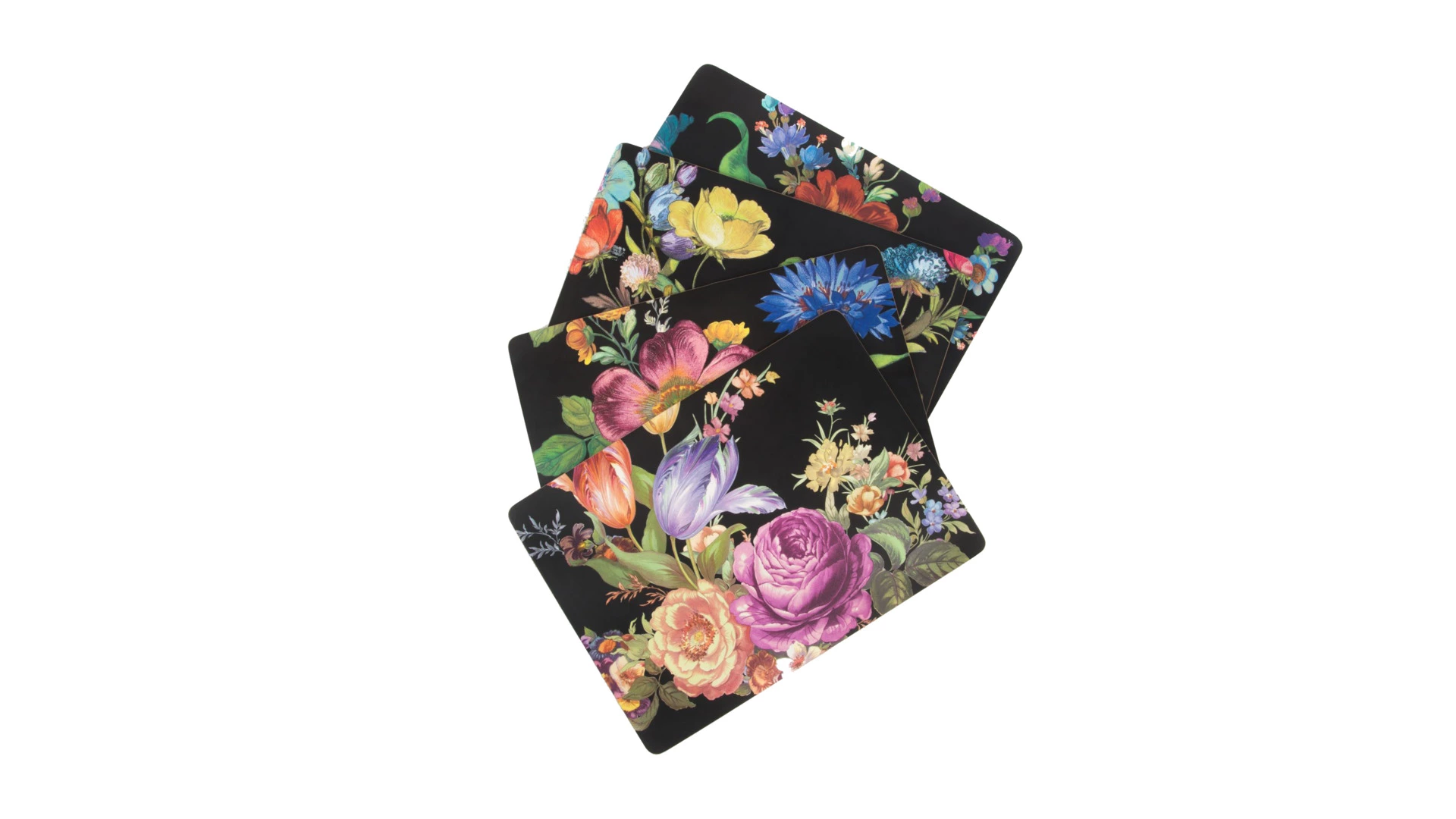 Набор подставок под тарелки Mackenzie-Childs Countly Check, 4 шт, пробка