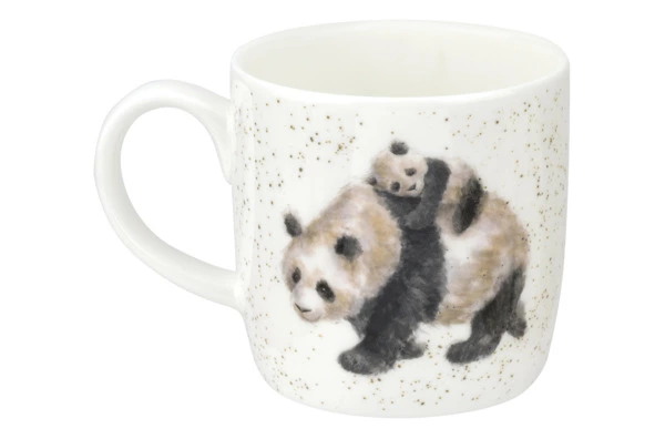 Кружка Royal Worcester Забавная фауна Панды 310 мл, фарфор костяной