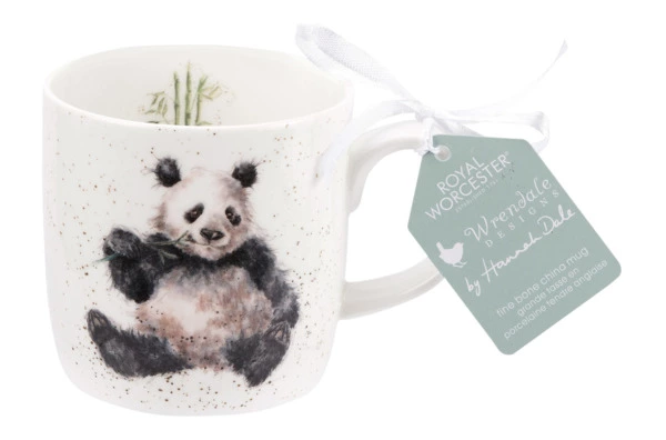 Кружка Royal Worcester Забавная фауна Панды 310 мл, фарфор костяной