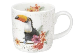 Набор кружек Royal Worcester Забавная фауна Тукан 310 мл, 6 шт