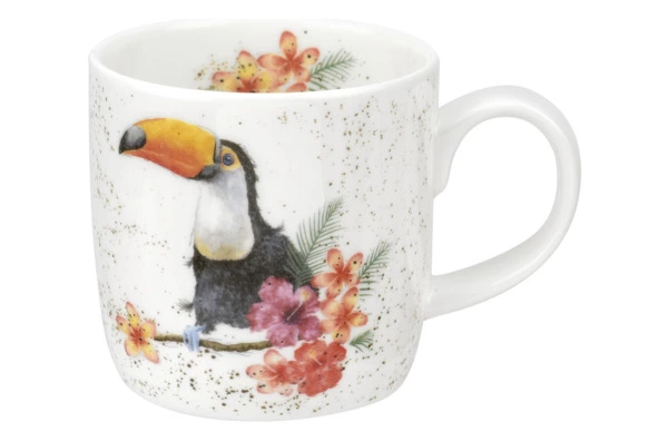 Набор кружек Royal Worcester Забавная фауна Тукан 310 мл, 6 шт