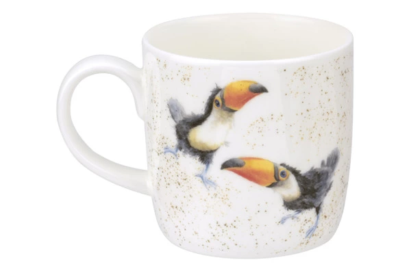 Набор кружек Royal Worcester Забавная фауна Тукан 310 мл, 6 шт