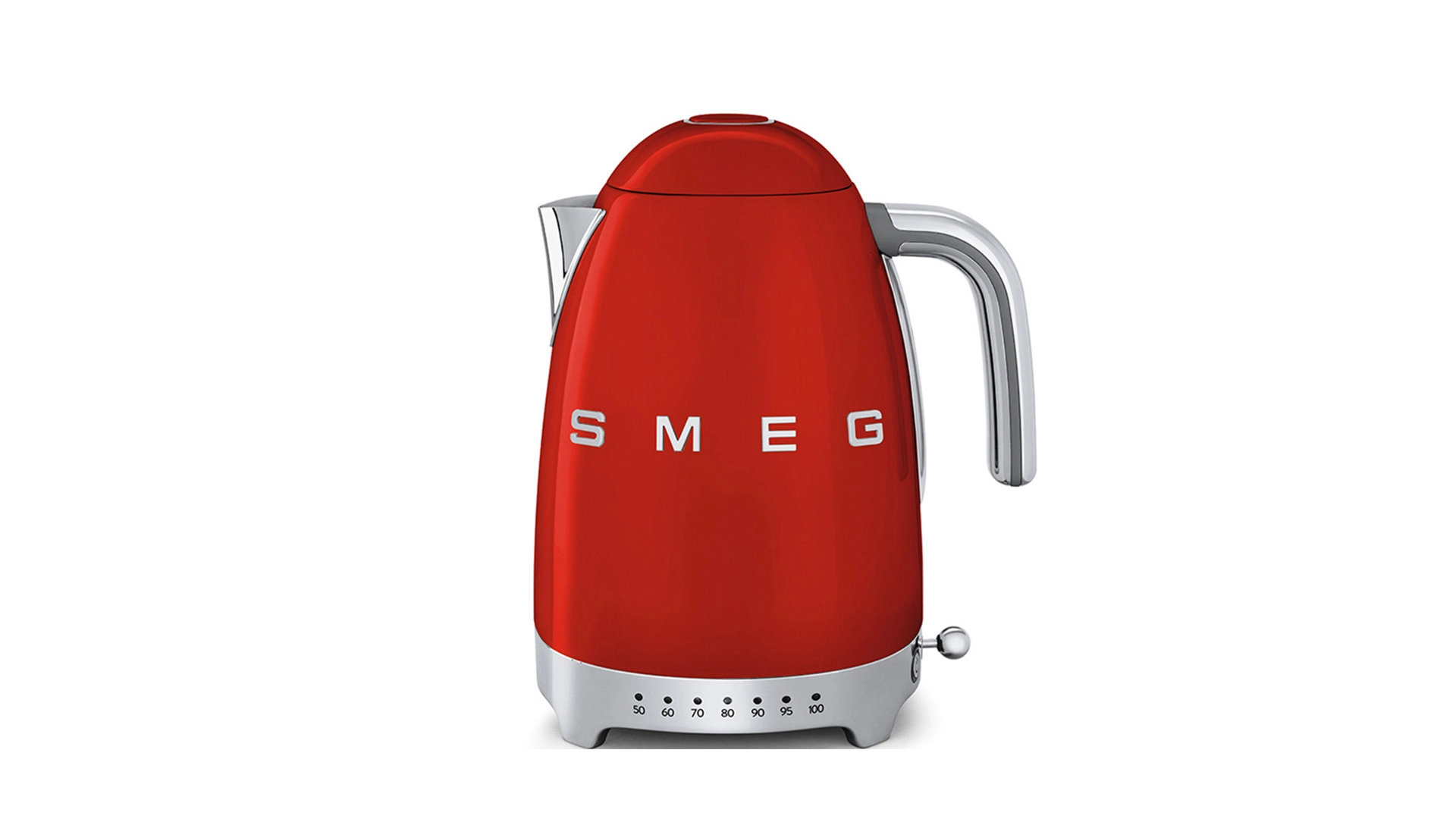 Чайник с регулировкой температуры SMEG KLF04RDEU, 1,7 л, красный