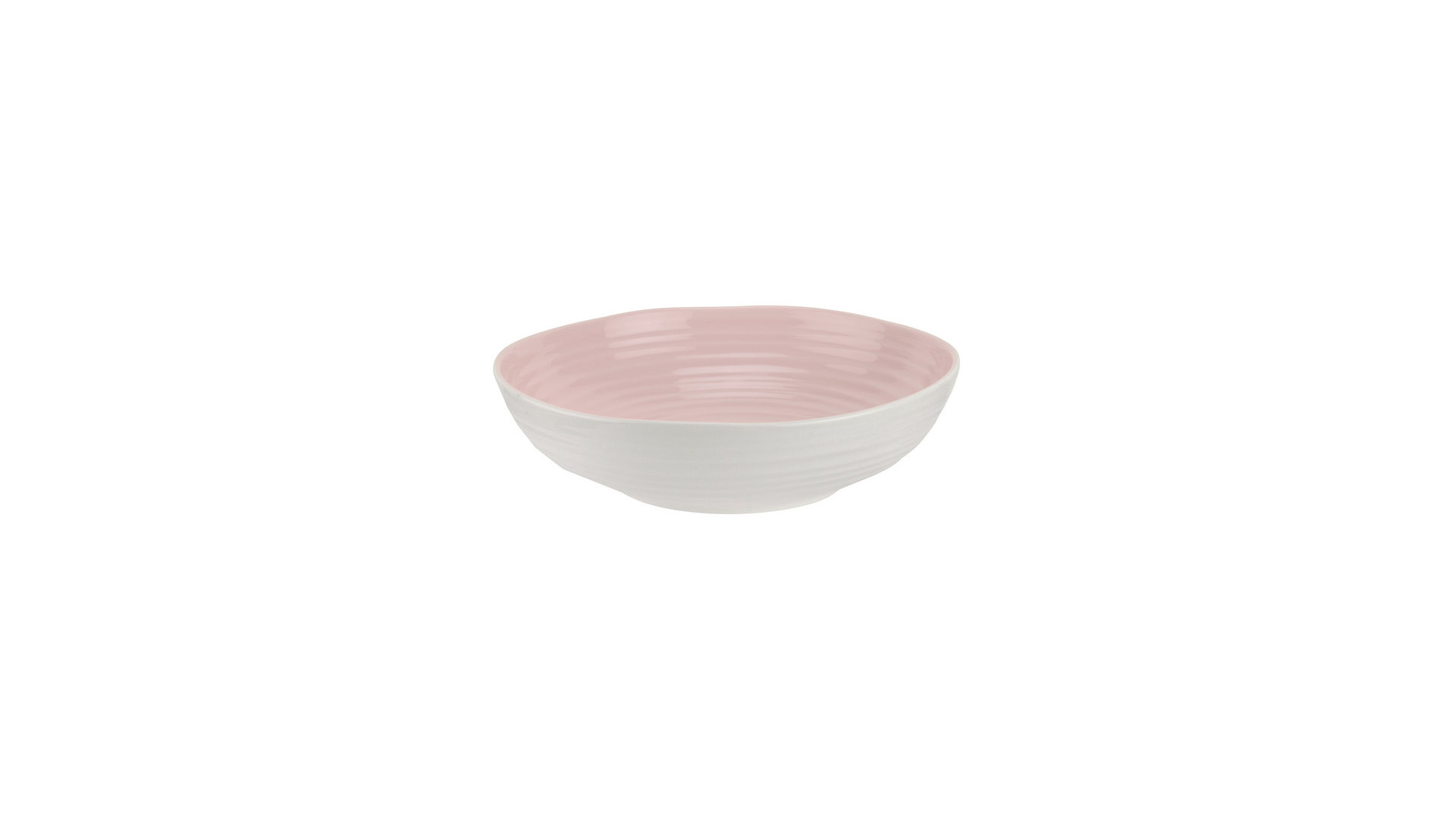 Тарелка для пасты Portmeirion Софи Конран для Портмейрион 23,5 см, розовая