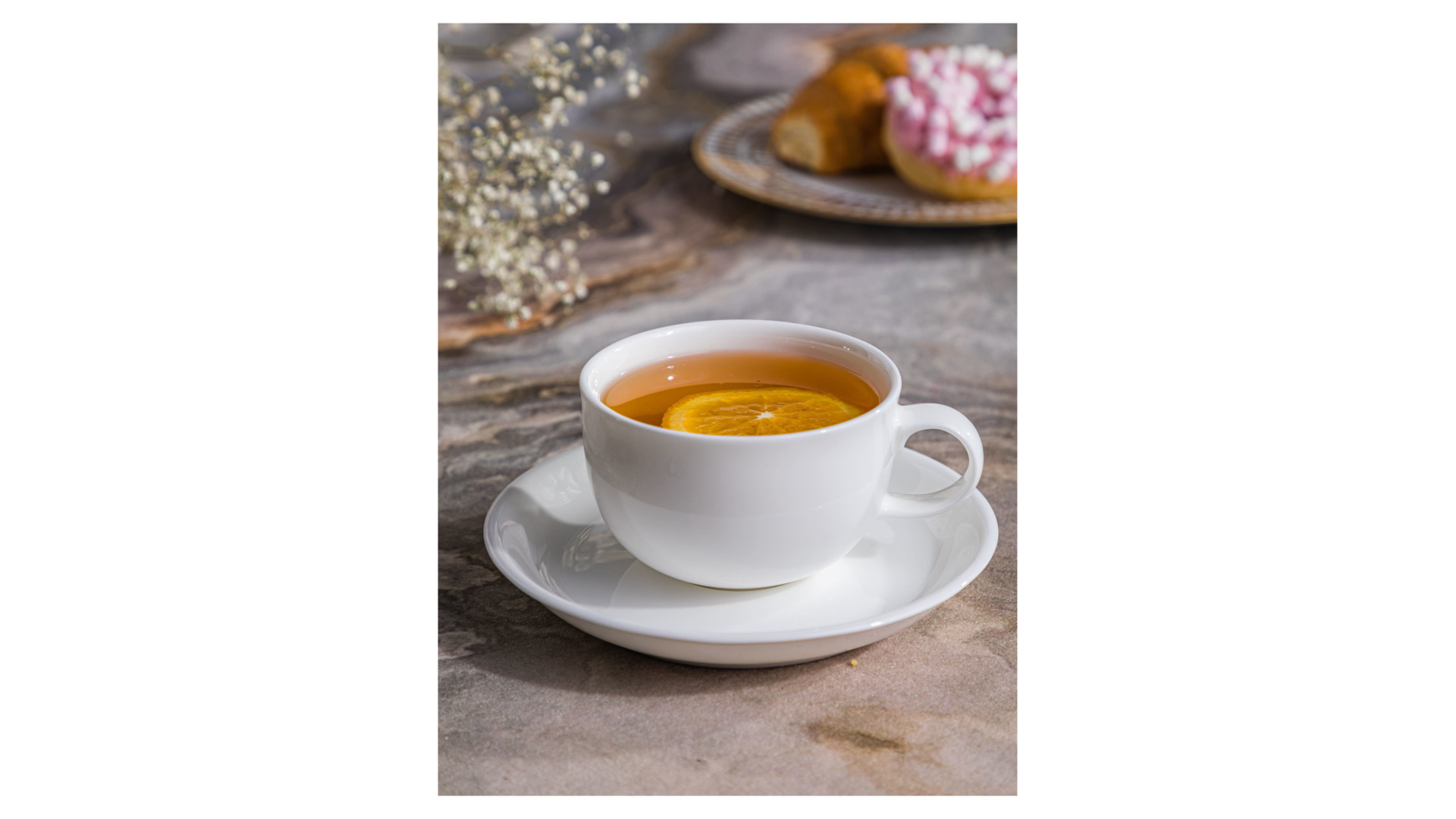 Чашка чайная с блюдцем Mix&Match Элемент 250 мл, фарфор костяной