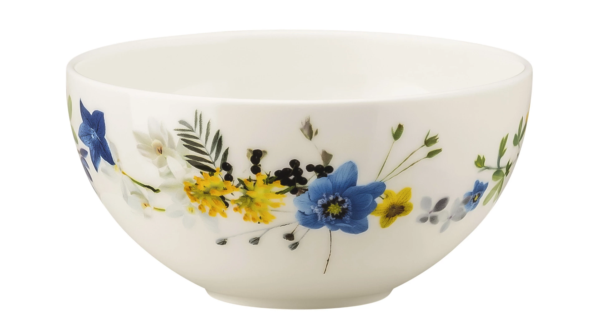 Салатник порционный Rosenthal Альпийские цветы 10 см, фарфор костяной