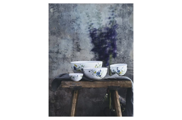 Салатник порционный Rosenthal Альпийские цветы 10 см, фарфор костяной