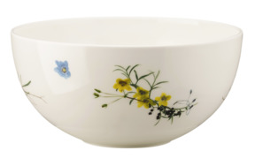 Салатник Rosenthal Альпийские цветы 22 см, фарфор костяной