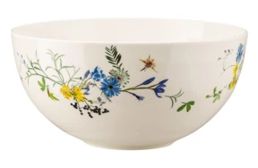 Салатник Rosenthal Альпийские цветы 26 см, фарфор костяной