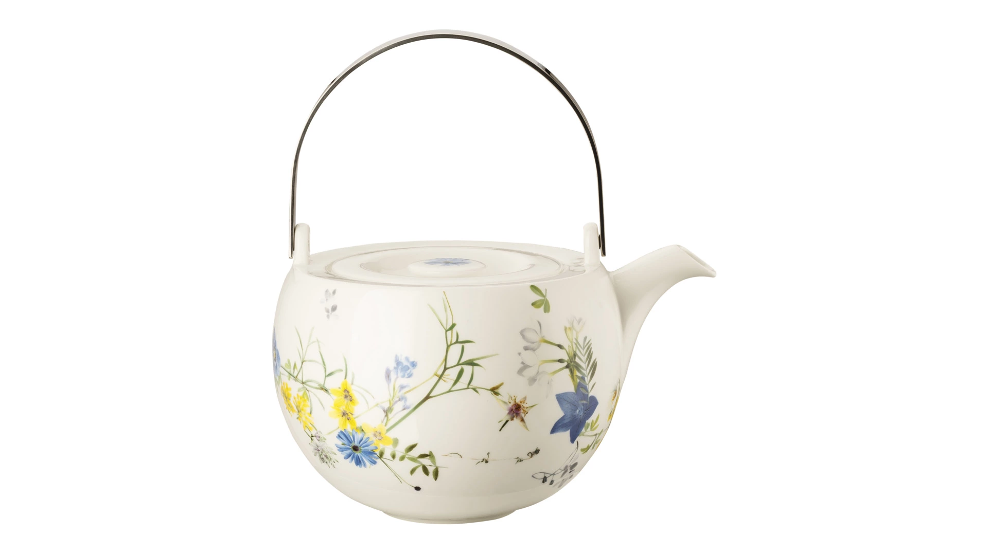 Чайник Rosenthal Альпийские цветы 1,35 л, фарфор костяной