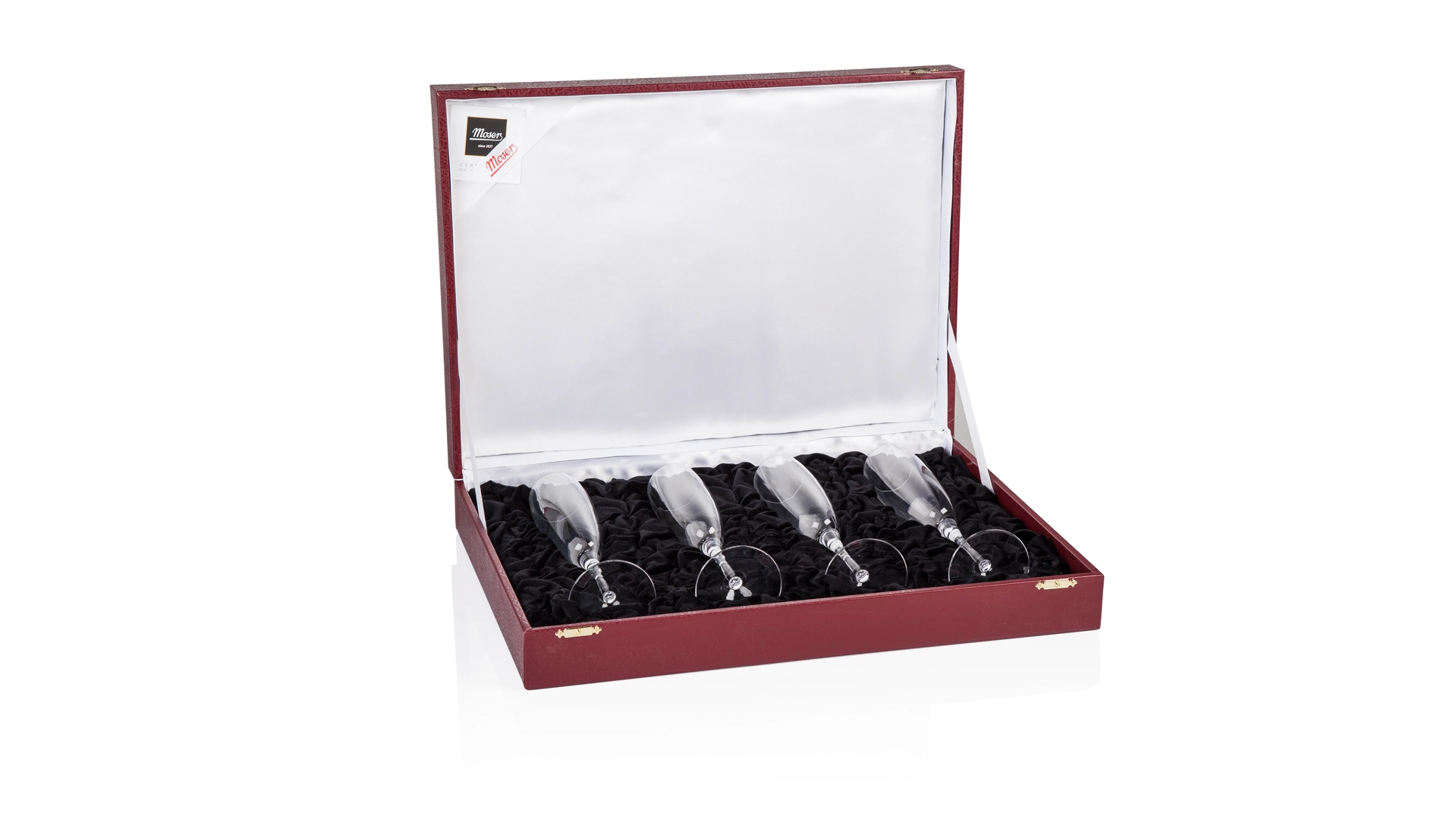 Набор из 4 фужеров для шампанского Moser Оптик 200 мл, п/к