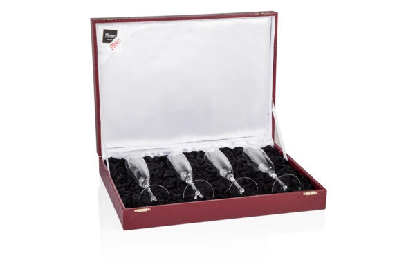 Набор из 4 фужеров для шампанского Moser Оптик 200 мл, п/к