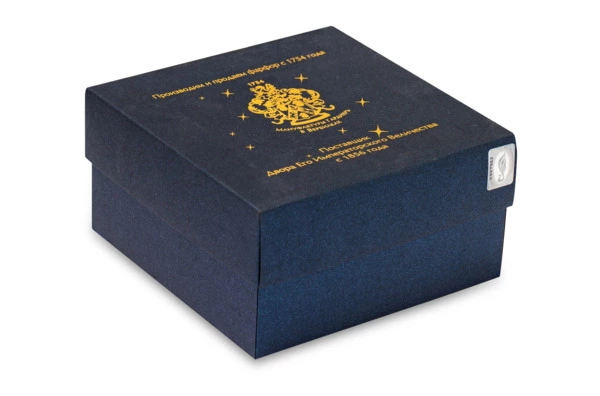 Скульптура Франц Гарднер в Вербилках Катюша Голубой сарафан 13,5 см, фарфор твердый