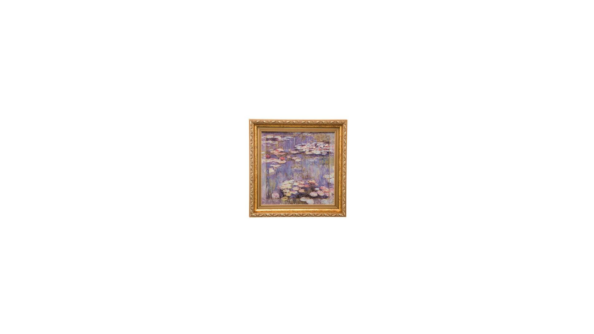 Картина Goebel Лилии Моне 31х31 см, фарфор твердый