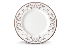 Тарелка обеденная Lenox Чистый опал, платина 27 см, фарфор