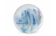 Тарелка декоративная ИФЗ  Москва Сити Элипс 19,5 см, фарфор твердый