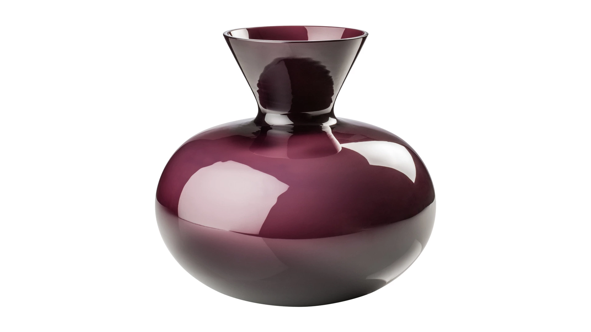 Ваза Идрия 30х27см (фиолетовая)