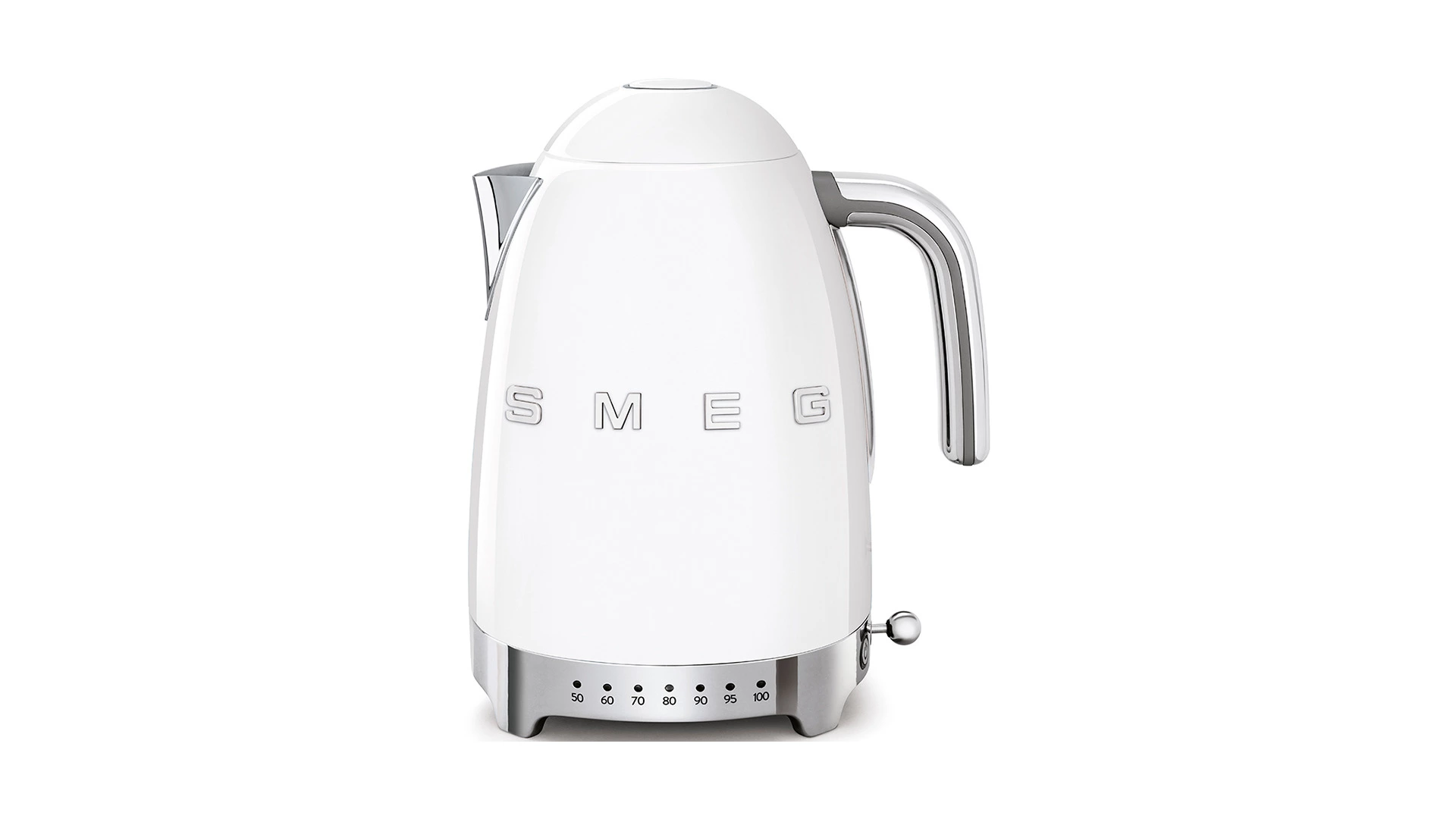 Чайник с регулировкой температуры SMEG KLF04WHEU 1,7 л, белый