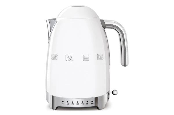 Чайник с регулировкой температуры SMEG KLF04WHEU 1,7 л, белый