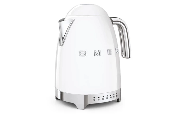 Чайник с регулировкой температуры SMEG KLF04WHEU 1,7 л, белый