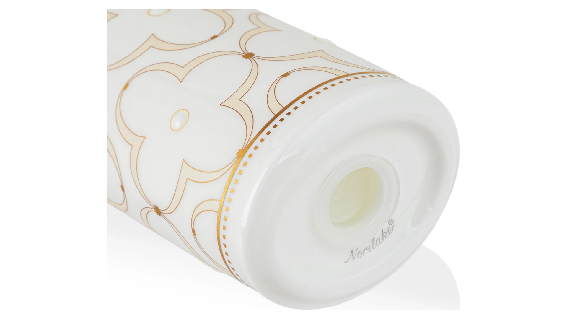 Набор соль и перец Noritake Трефолио, золотой кант 10 см