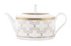 Чайник Noritake Трефолио, золотой кант 1,3 л, фарфор костяной
