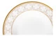 Тарелка суповая Noritake Трефолио, золотой кант 22 см, фарфор костяной