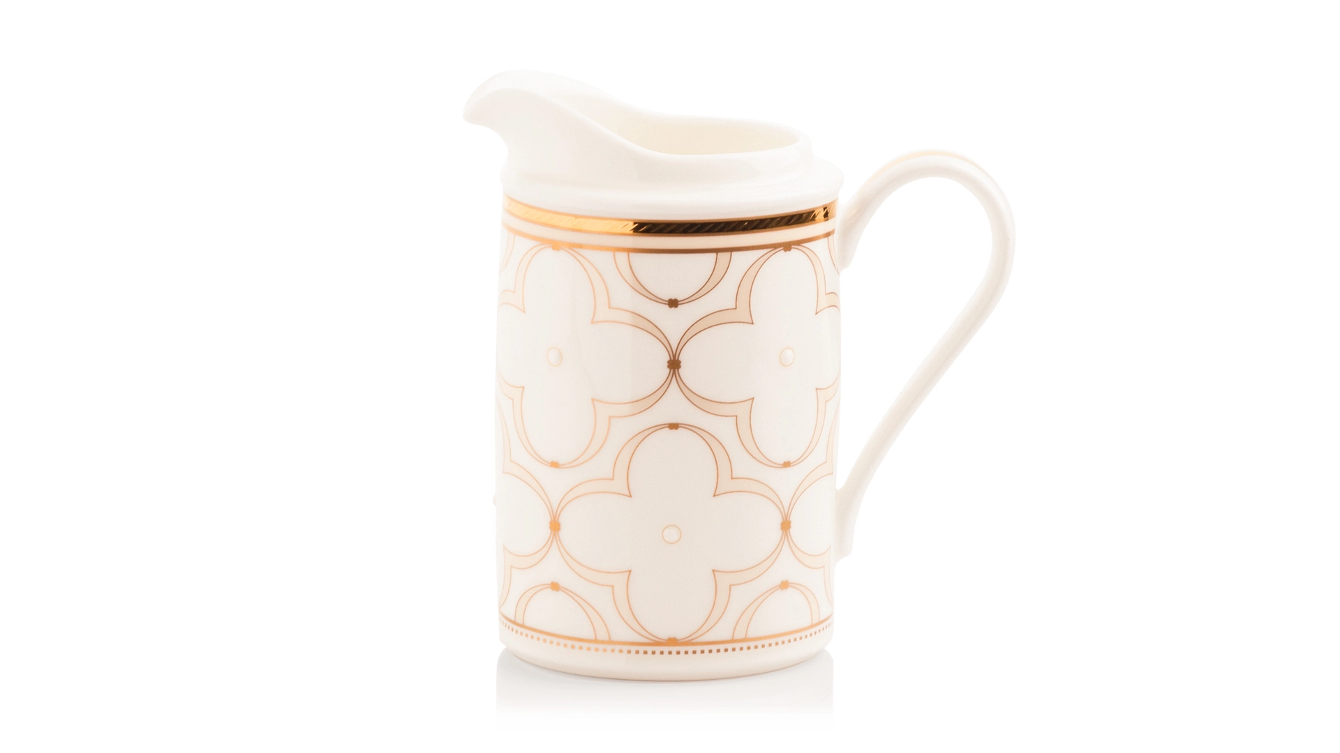 Сервиз чайный Noritake Трефолио, золотой кант на 6 персон 21 предмет