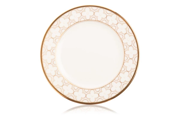 Сервиз чайный Noritake Трефолио, золотой кант на 6 персон 21 предмет
