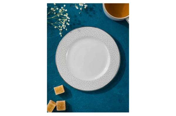 Тарелка десертная Noritake Брум-стрит 17 см, фарфор костяной