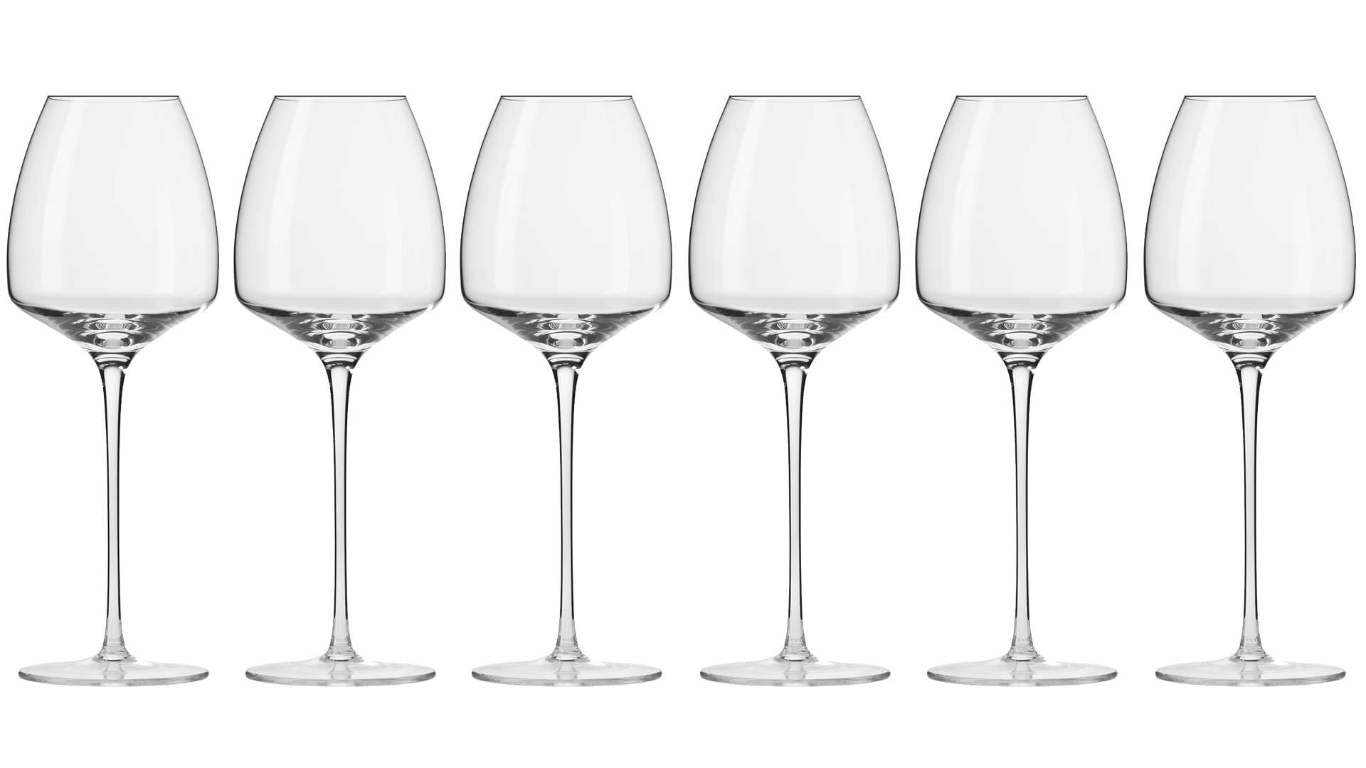Набор бокалов для красного вина Krosno Винотека Пино-нуар 610 мл, 6 шт
