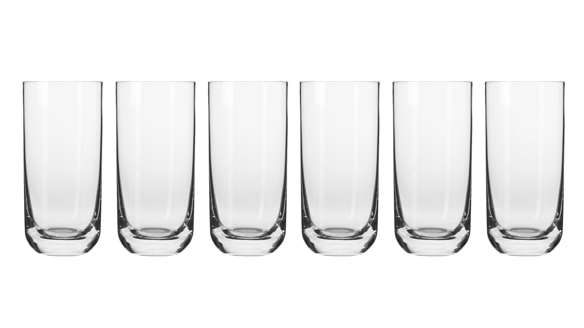 Набор стаканов для воды Krosno Гламур 360мл, 6 шт