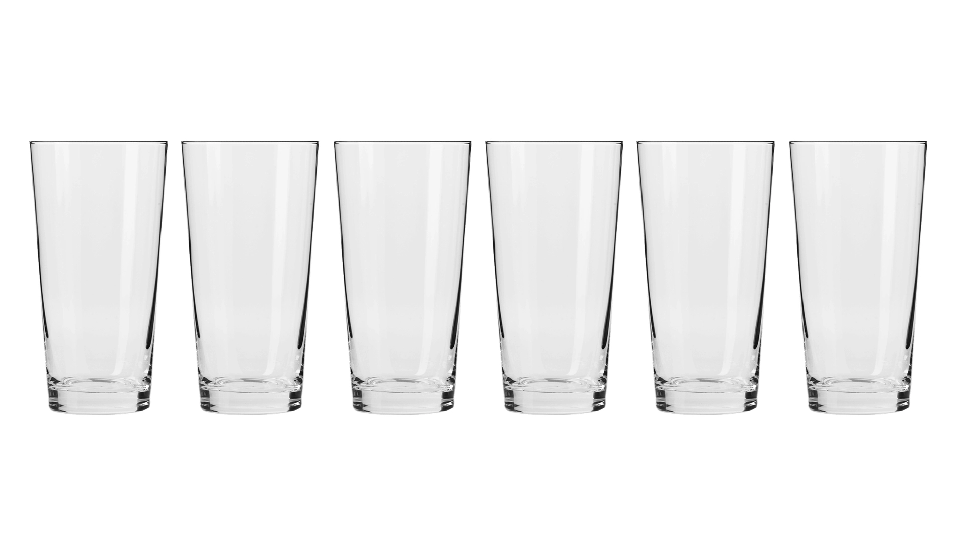 Набор стаканов для воды Krosno Чистота 350 мл, 6 шт, стекло