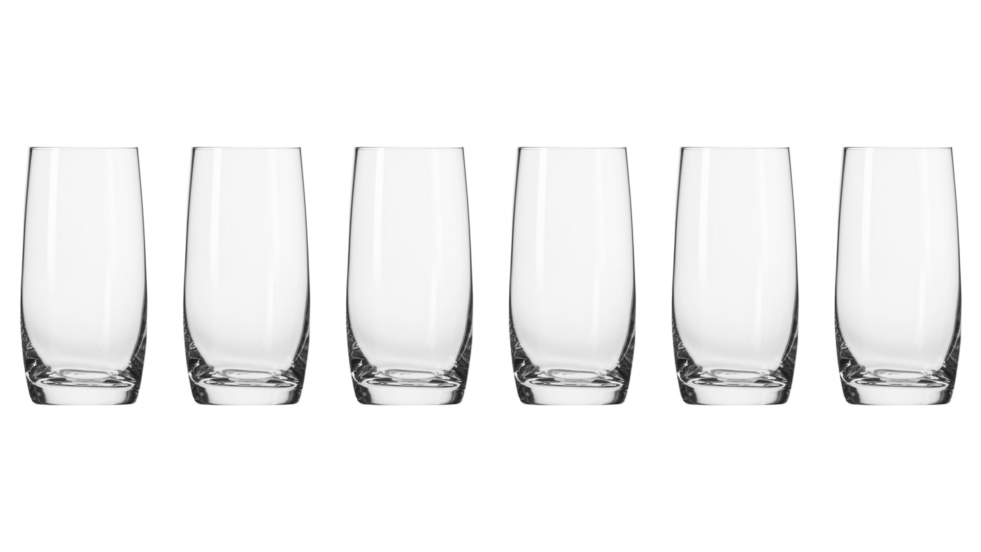 Набор стаканов для воды Krosno Слияние 400 мл, 6 шт, стекло