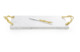 Доска для сыра с ножом Michael Aram Золотая глициния 47x25 см