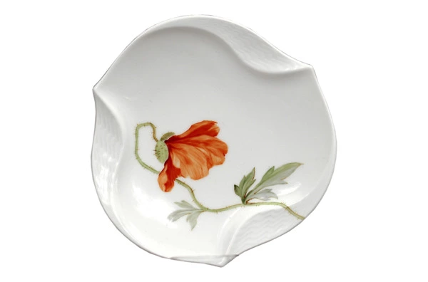 Сервиз чайный Meissen 6/24 Игра волн, рельеф, маки