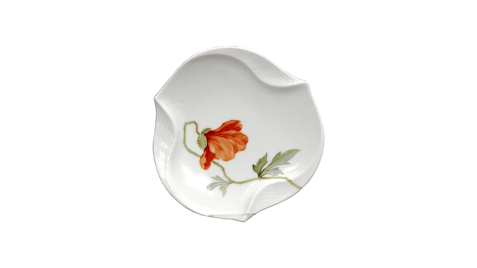 Сервиз чайный Meissen 6/24 Игра волн, рельеф, маки