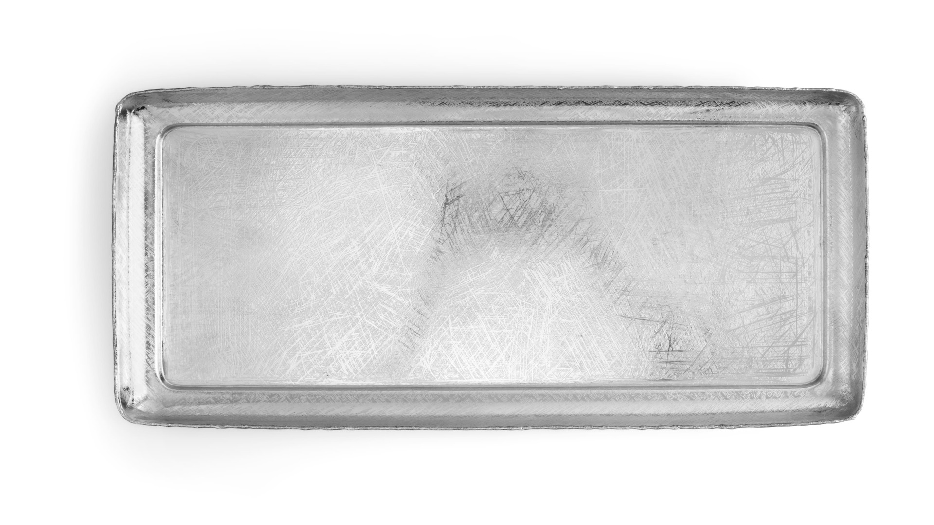 Поднос прямоугольный на подставке Michael Aram Бабочки гинкго 46 см, сталь нержавеющая, подставка 17