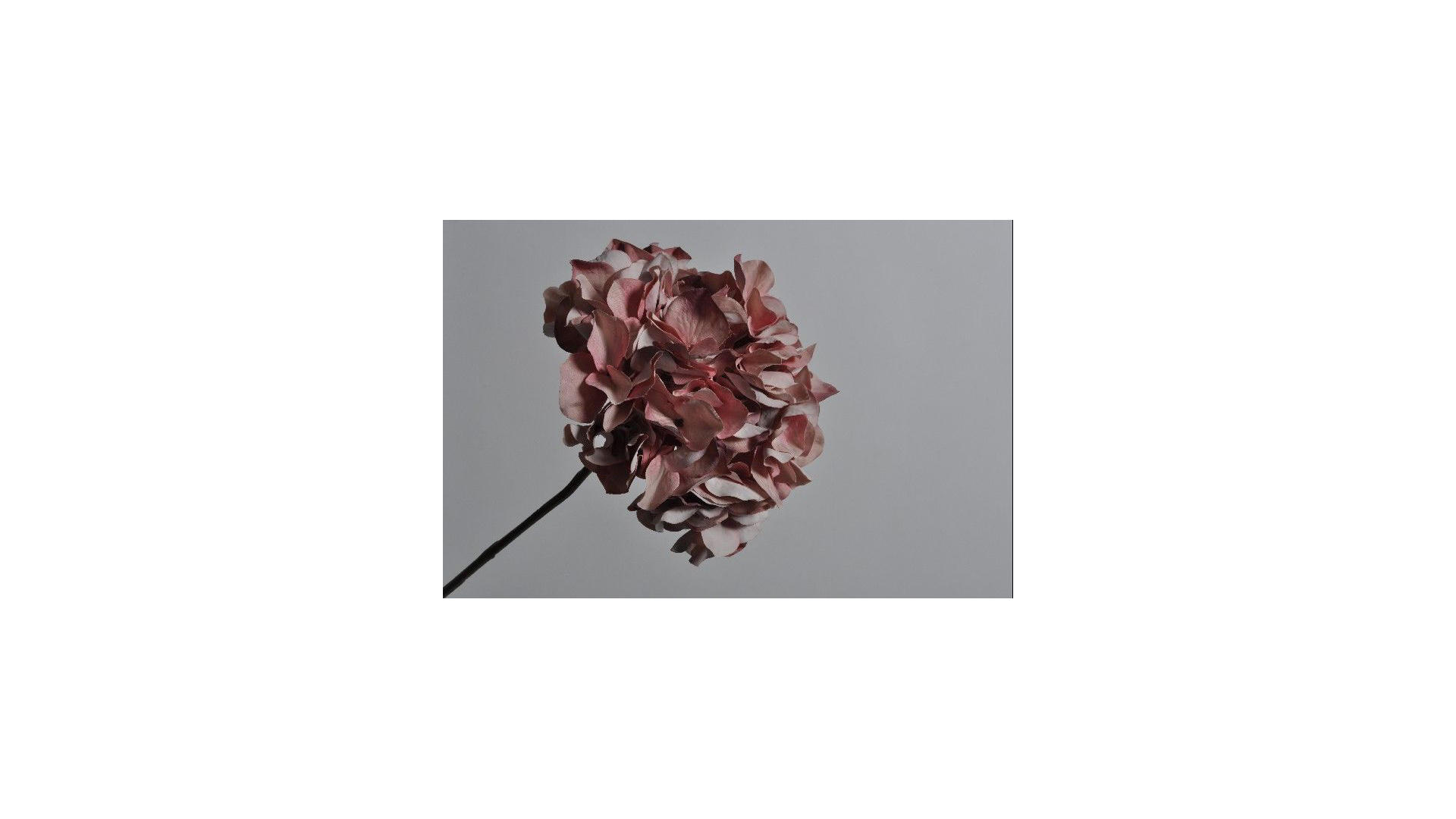 Цветок искусственный Silk-ka "Гортензия" 76см (бургунди)