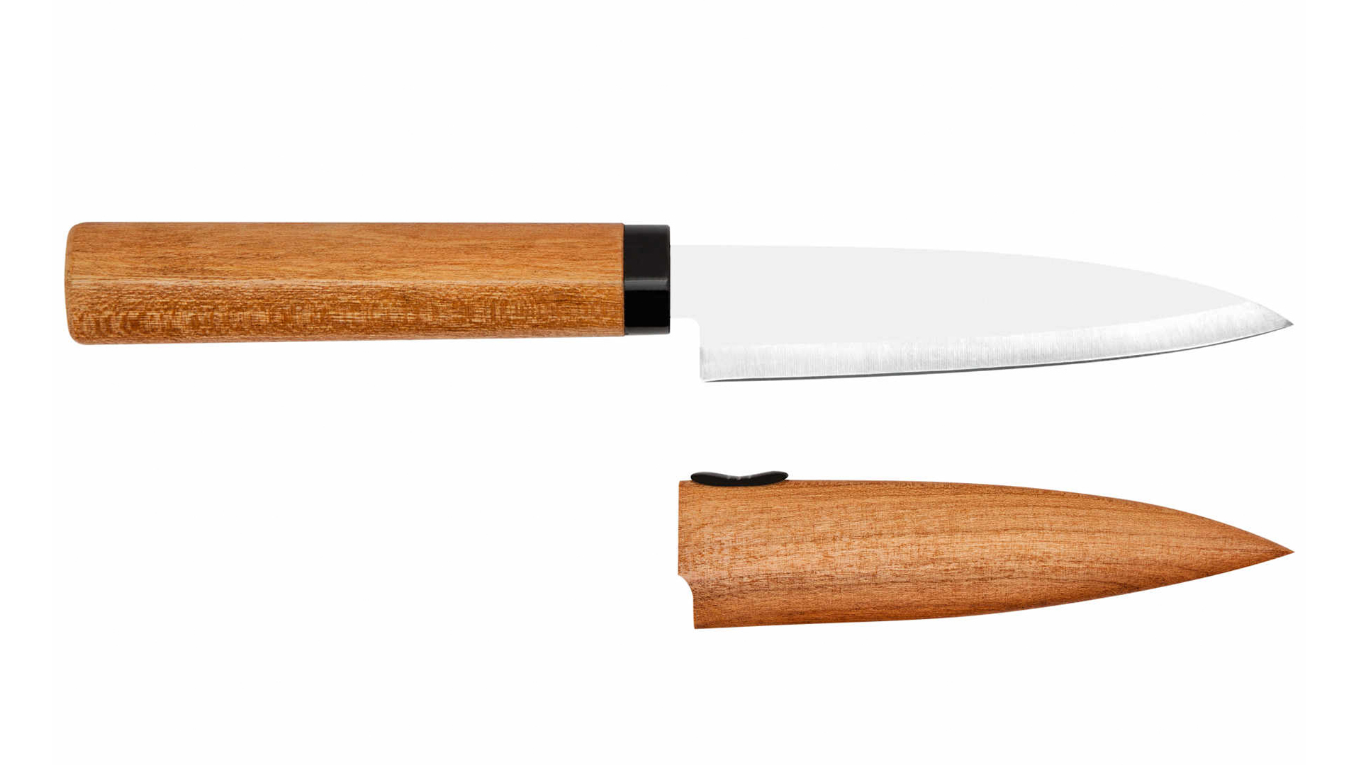 Нож для чистки овощей и фруктов KAI 12 см с защитным чехлом