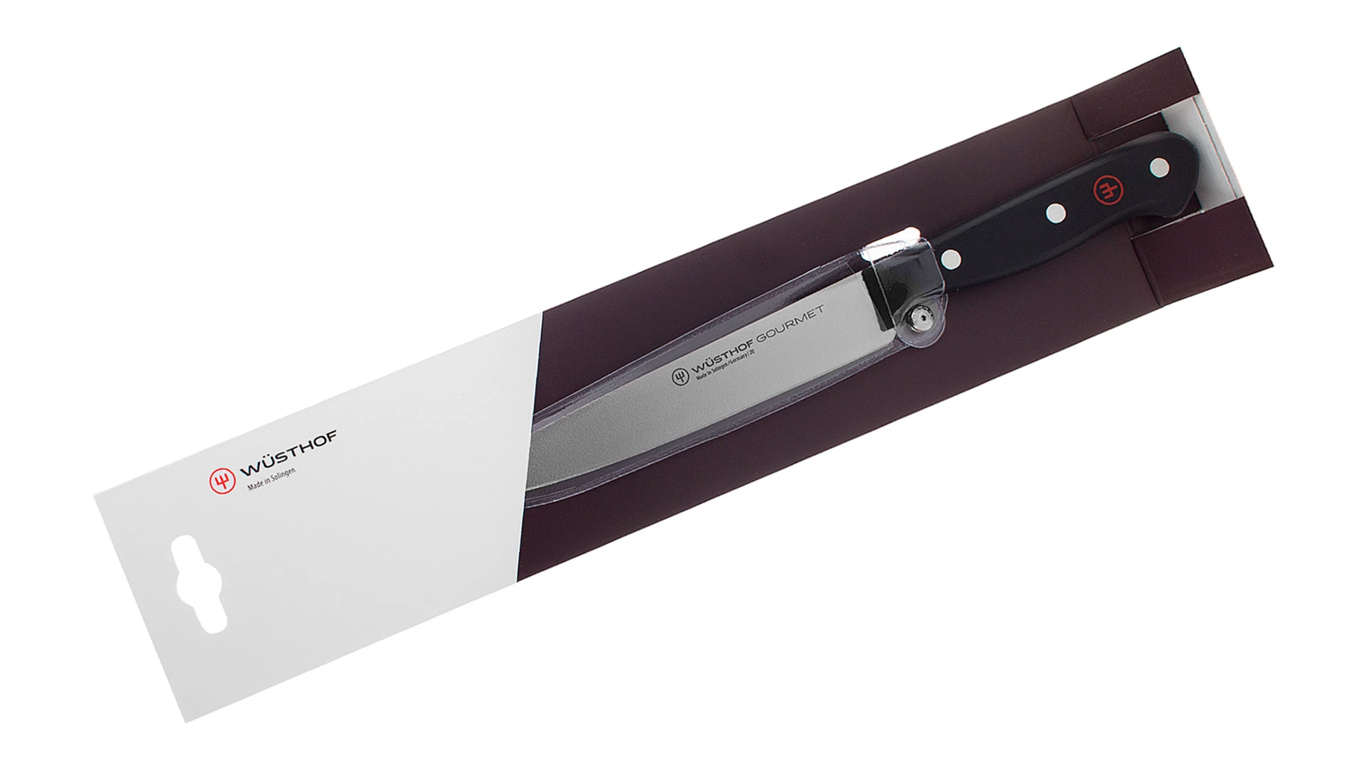 Нож кухонный для нарезки Wuesthof Gourmet 16 см, сталь молибден-ванадиевая