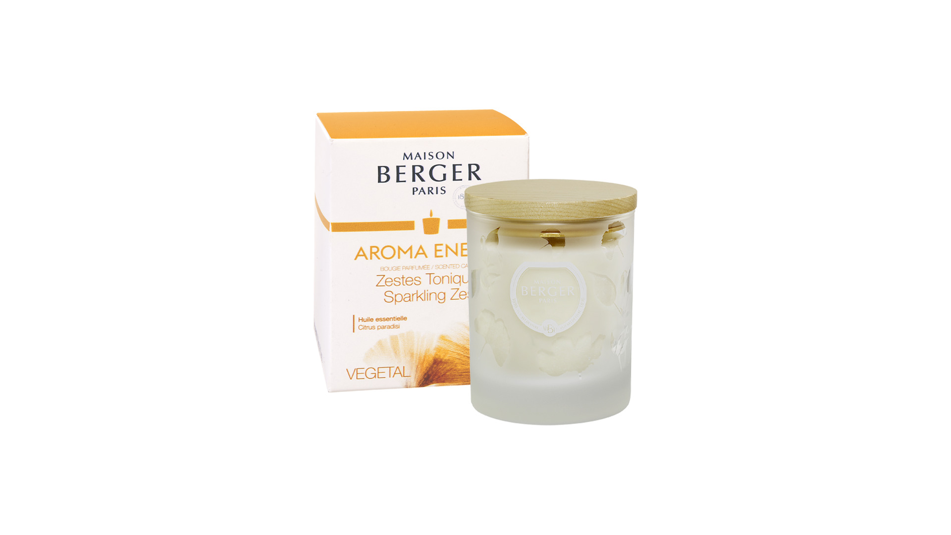 Свеча ароматическая Maison Berger Энергия 180 гр