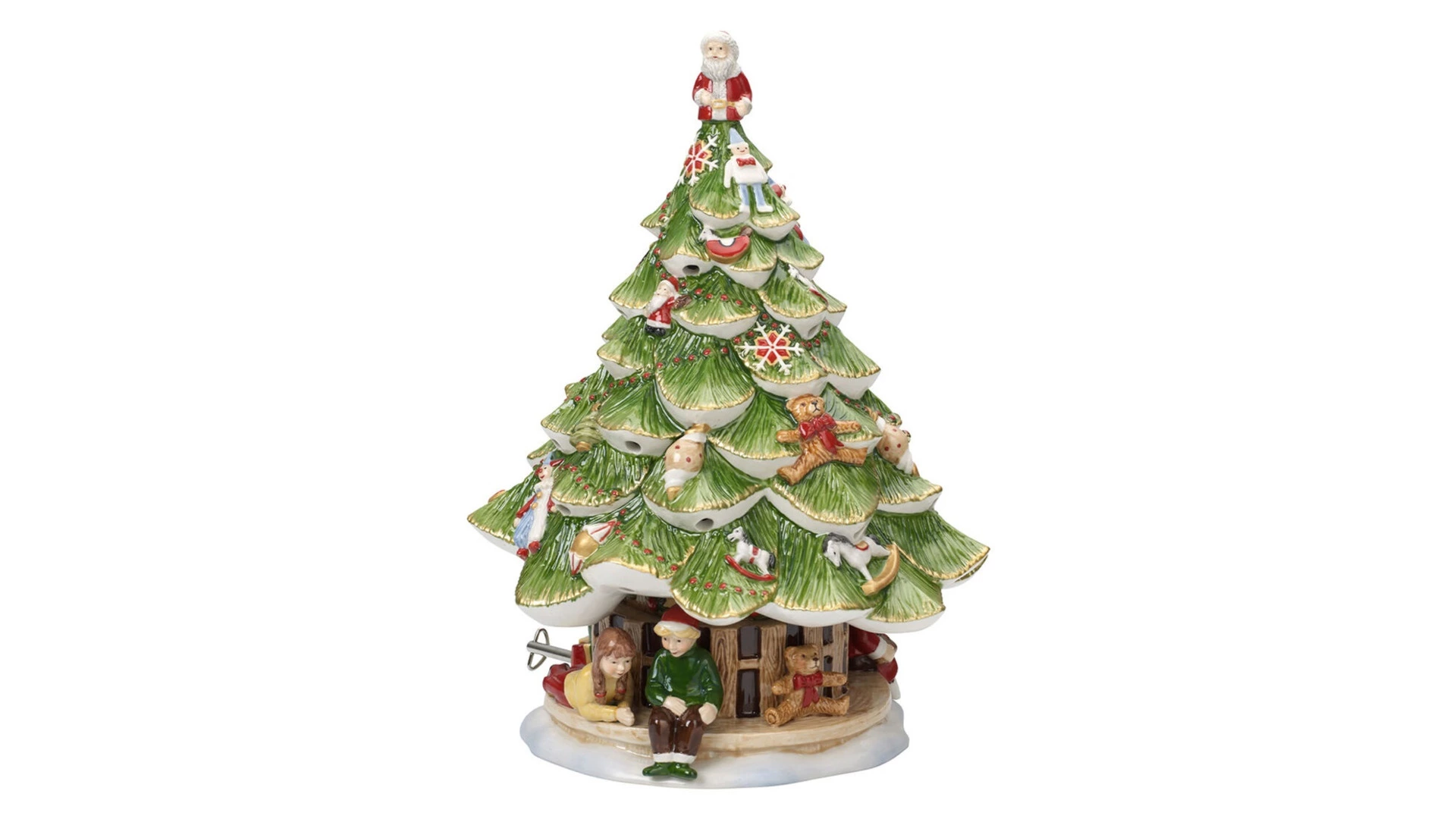 Фигурка Christmas Toys Memory Елка большая с детьми 30 см, фарфор