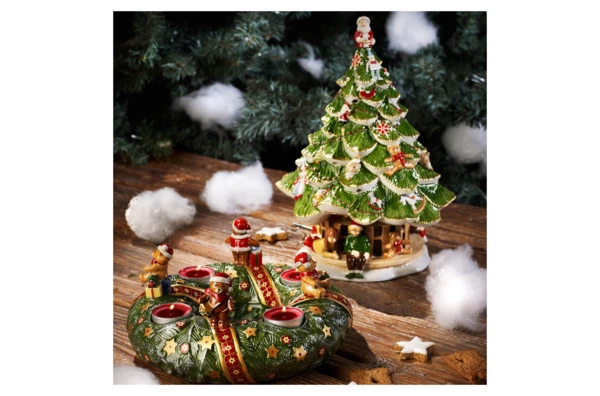 Фигурка Christmas Toys Memory Елка большая с детьми 30 см, фарфор