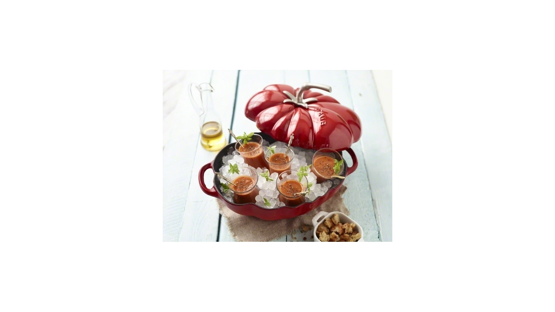 Кокот Staub La Cocotte Помидор 25см, 2,9 л, чугун, красный