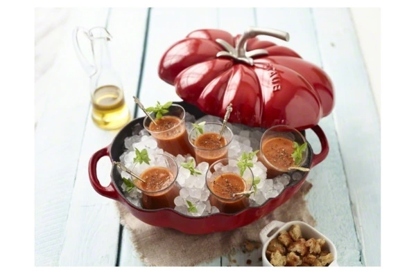 Кокот Staub La Cocotte Помидор 25см, 2,9 л, чугун, красный